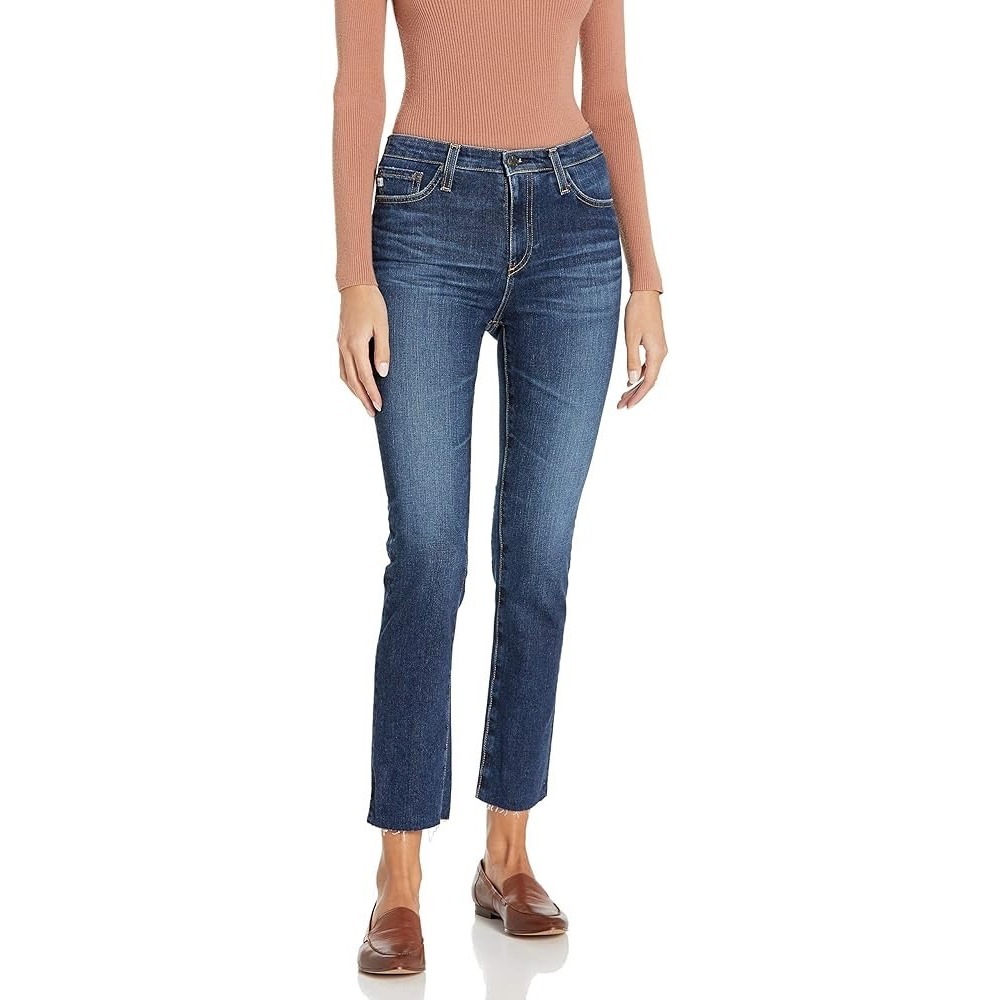 Adriano Goldshmeid The Isabelle High Rise Straight Crop Size 29R